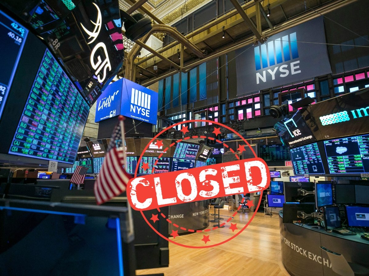 US stock market closed on MLK day
