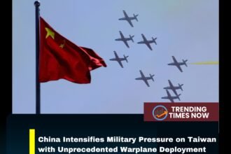china sends several warplanes towards taiwan